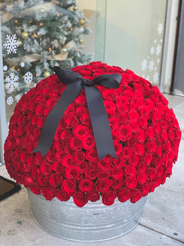 Esfera de Rosas - 500 Exquisitas Rosas en una Esfera Perfecta - Obra Maestra de la Naturaleza y el Diseño