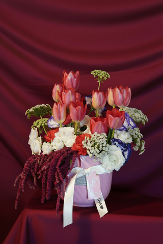 10 TULIPANES ROJOS