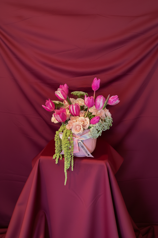 10 TULIPANES ROSAS