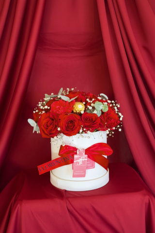 BOX RETRO 12 ROSAS